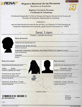 Requisitos para acta de defuncion